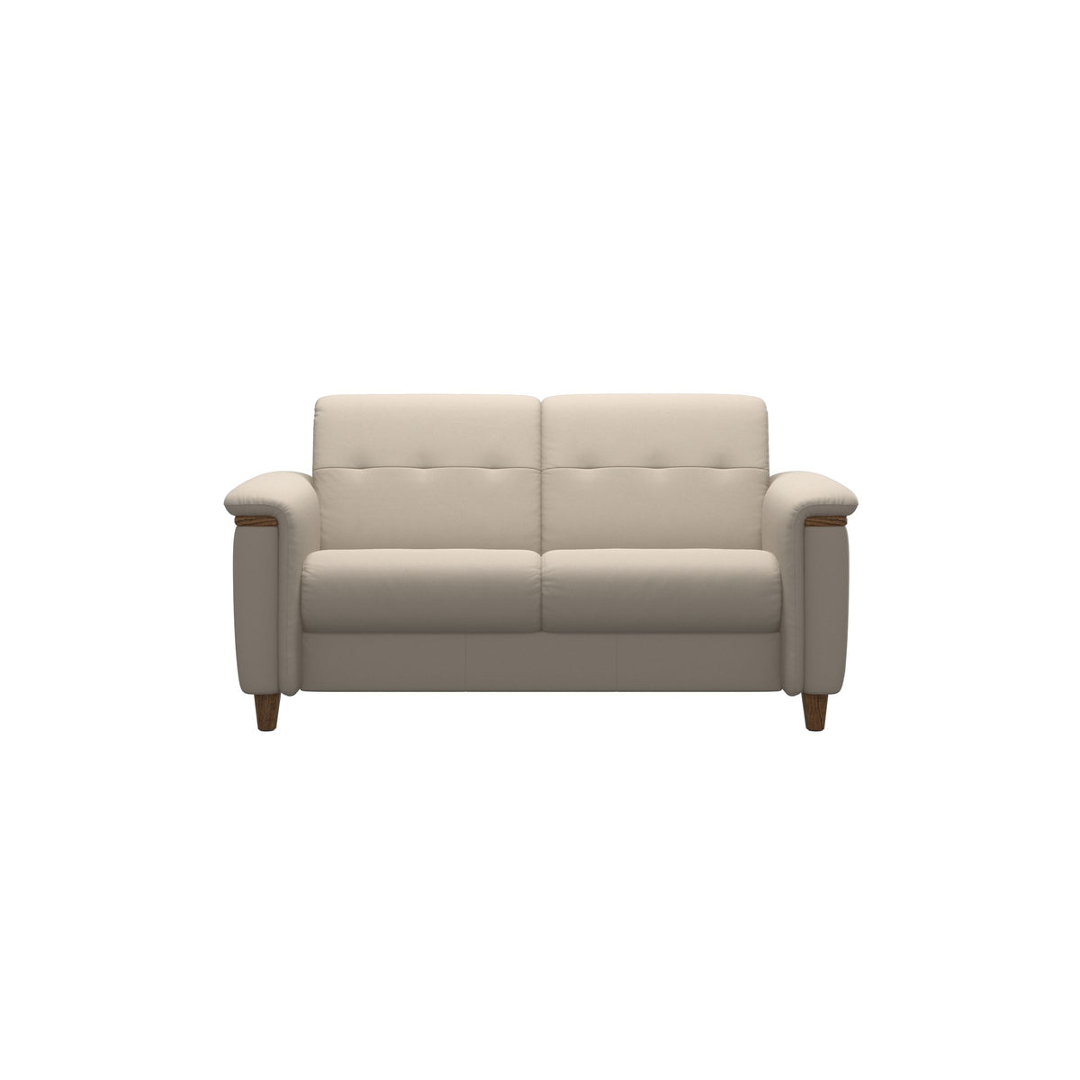 Flora 2-Seater - Paloma Fog - Teak