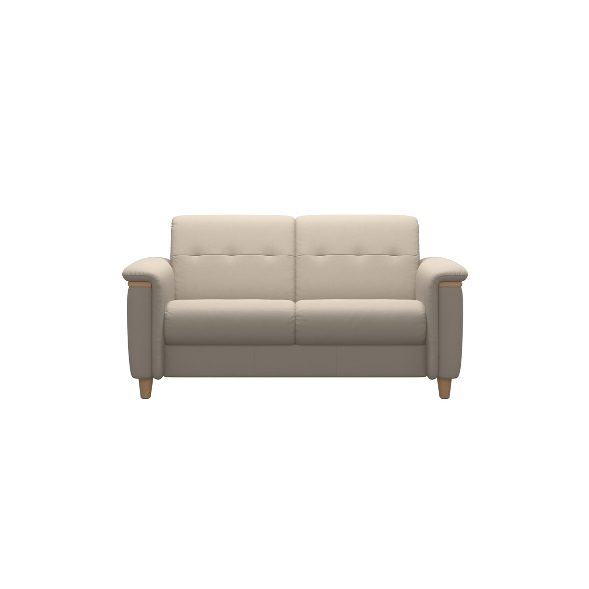 Flora 2-Seater - Paloma Fog - Oak