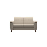 Flora 2-Seater - Paloma Fog - Walnut