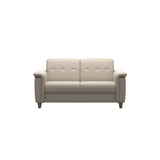 Flora 2-Seater - Paloma Fog - Smoked Oak