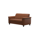 Flora 2-Seater - Paloma New Cognac - Black