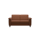 Flora 2-Seater - Paloma New Cognac - Wenge