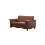 Flora 2-Seater - Paloma New Cognac - Smoked Oak