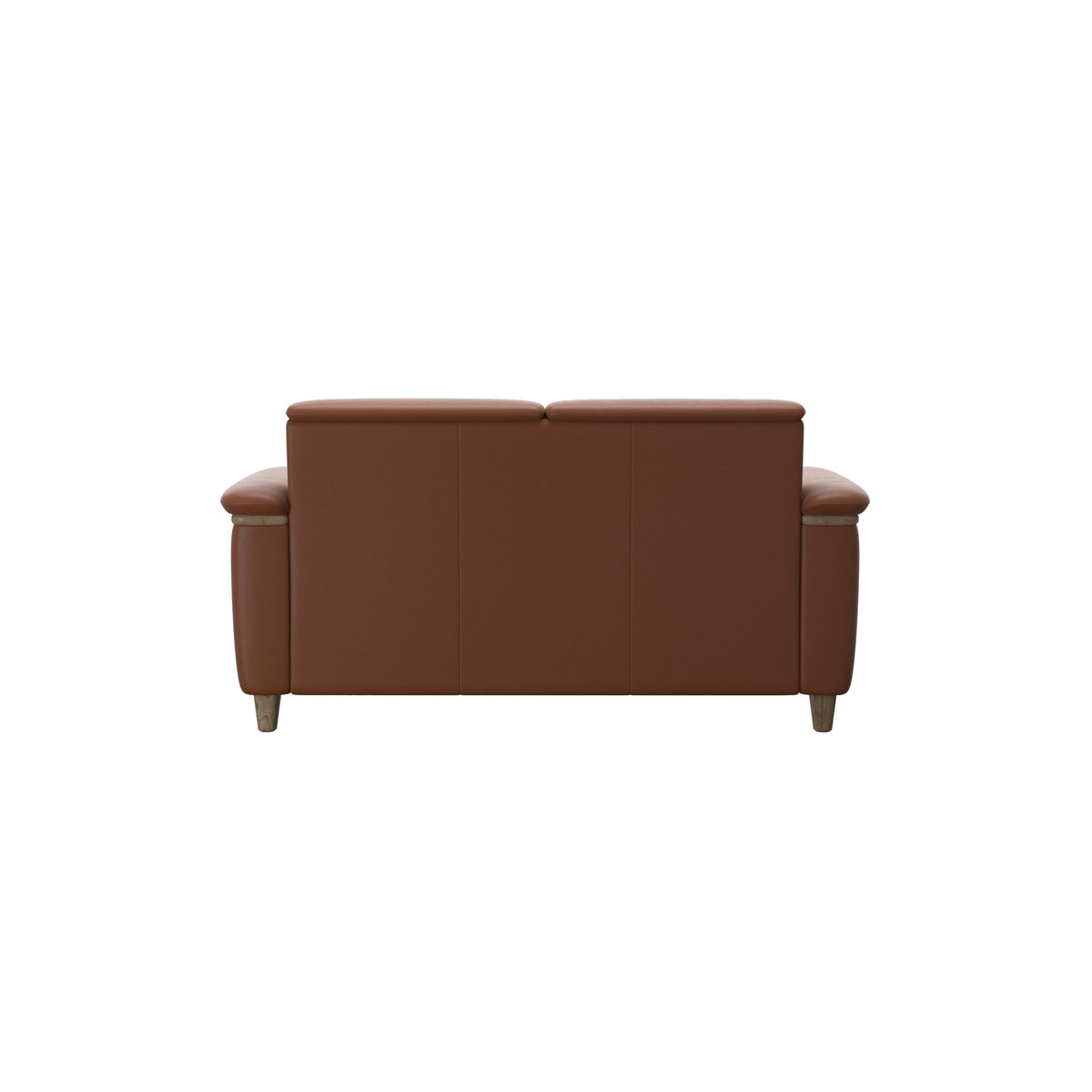 Flora 2-Seater - Paloma New Cognac - Smoked Oak