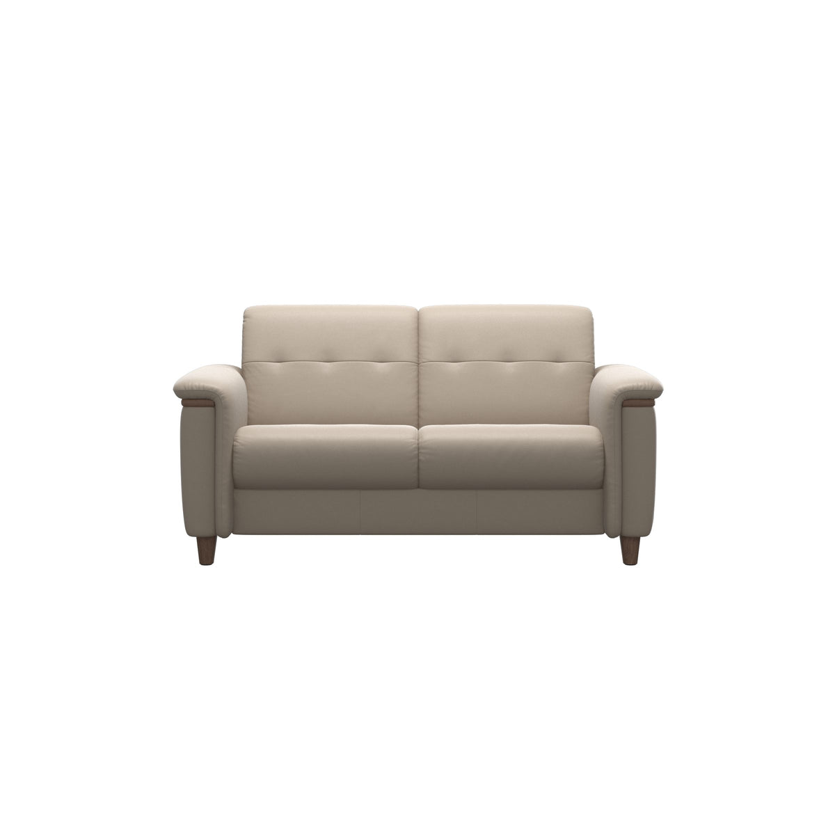 Flora 2-Seater - Paloma Mushroom - Walnut