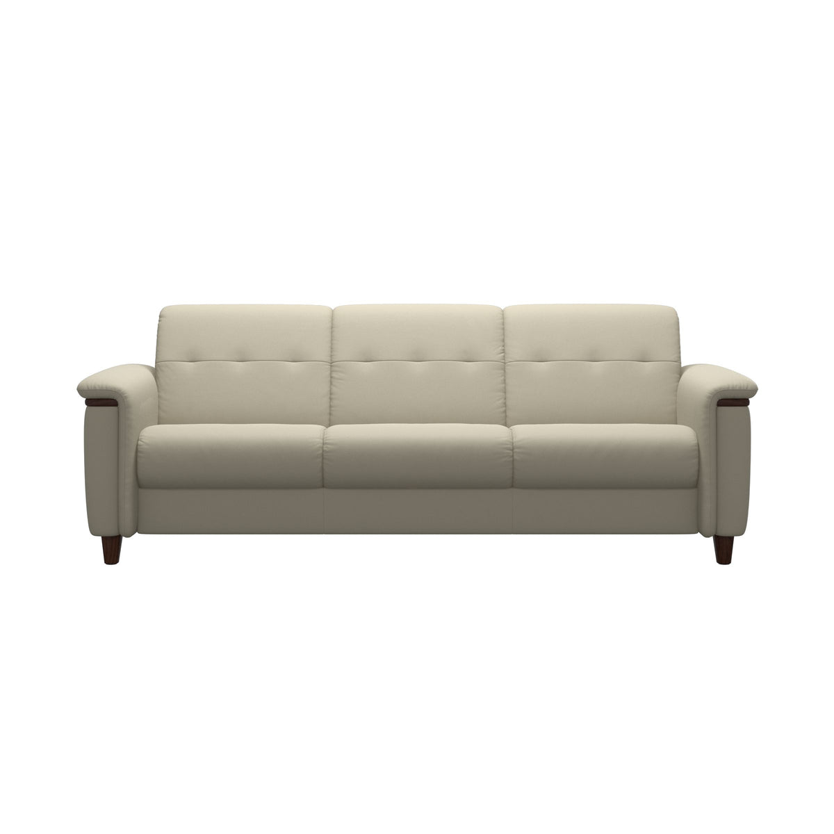 Flora 3-Seater - Paloma Light Grey - Brown