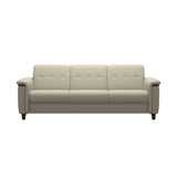 Flora 3-Seater - Paloma Light Grey - Brown