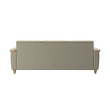 Flora 3-Seater - Paloma Light Grey - Oak
