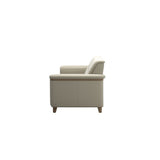 Flora 3-Seater - Paloma Light Grey - Smoked Oak