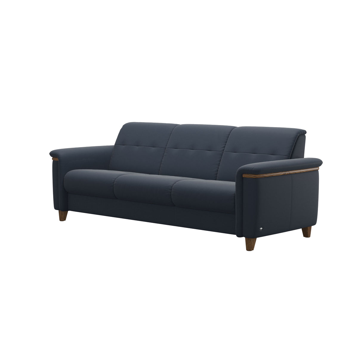Flora 3-Seater - Paloma Oxford Blue - Teak