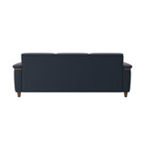 Flora 3-Seater - Paloma Oxford Blue - Teak