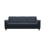 Flora 3-Seater - Paloma Oxford Blue - Teak
