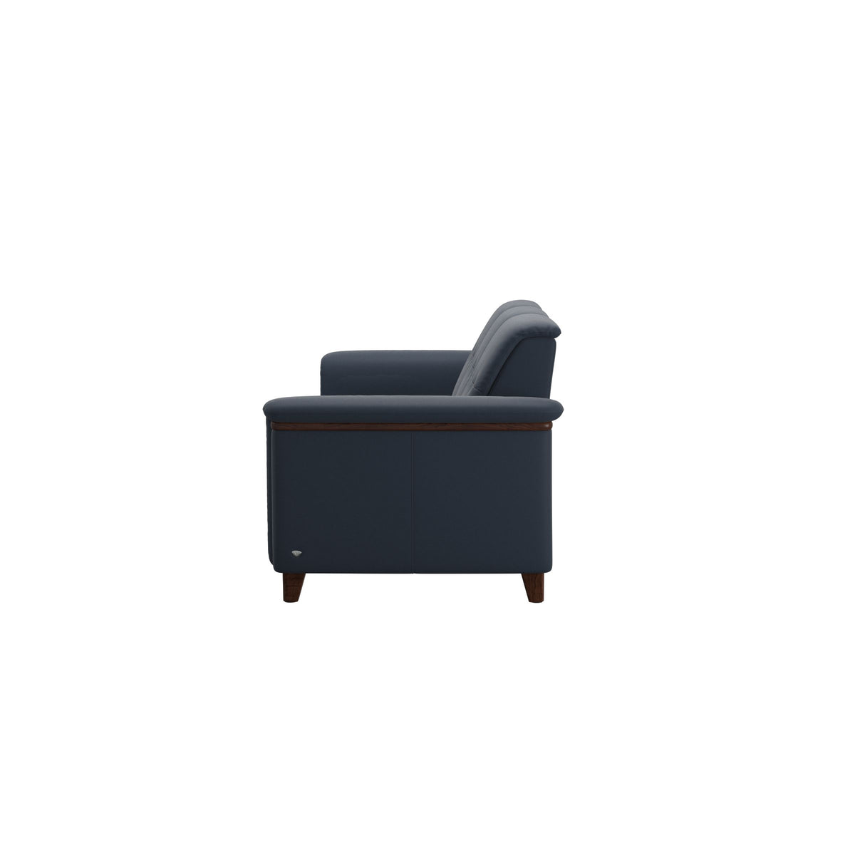Flora 3-Seater - Paloma Oxford Blue - Brown
