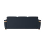 Flora 3-Seater - Paloma Oxford Blue - Oak