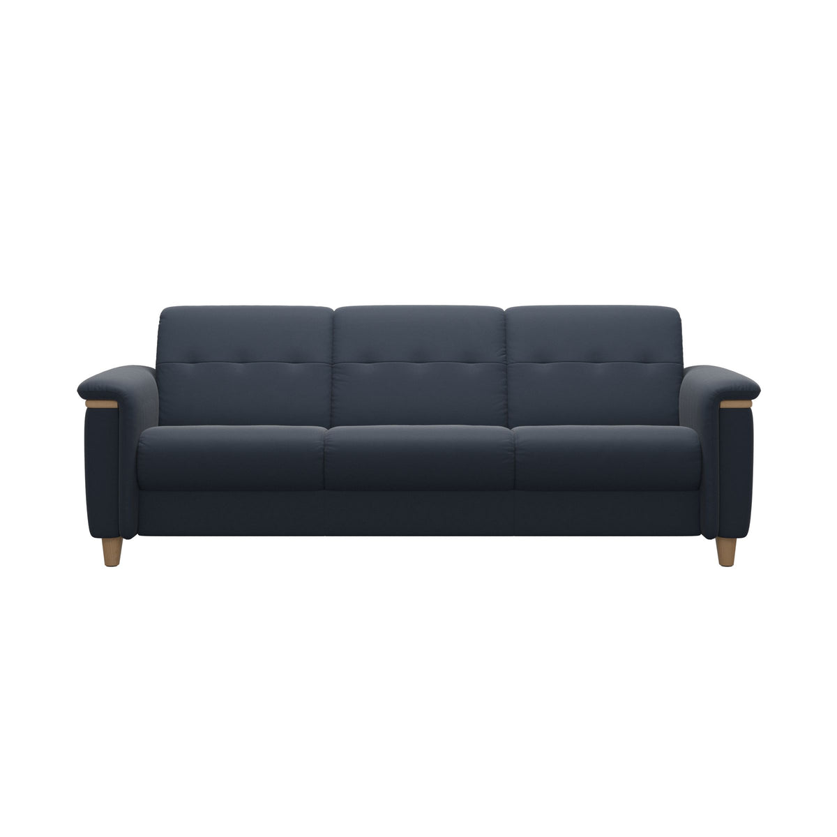 Flora 3-Seater - Paloma Oxford Blue - Oak