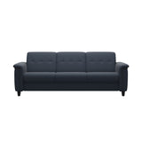 Flora 3-Seater - Paloma Oxford Blue - Black