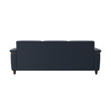 Flora 3-Seater - Paloma Oxford Blue - Wenge