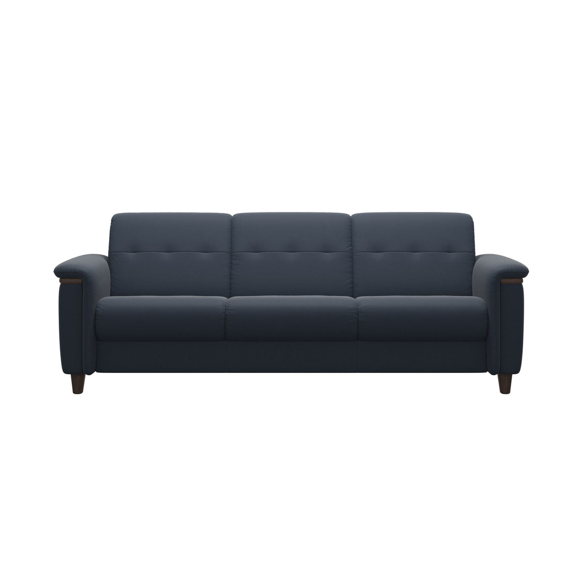 Flora 3-Seater - Paloma Oxford Blue - Wenge