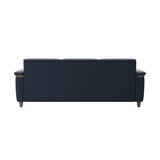 Flora 3-Seater - Paloma Oxford Blue - Smoked Oak
