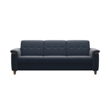 Flora 3-Seater - Paloma Oxford Blue - Smoked Oak