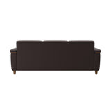 Flora 3-Seater - Paloma Chocolate - Teak