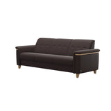 Flora 3-Seater - Paloma Chocolate - Oak