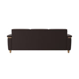 Flora 3-Seater - Paloma Chocolate - Oak