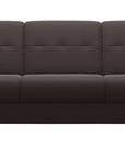 Paloma Leather Chocolate & Walnut Arm Trim | Stressless Flora 3-Seater Sofa | Valley Ridge Furniture