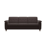Flora 3-Seater - Paloma Chocolate - Walnut