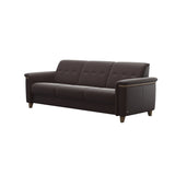 Flora 3-Seater - Paloma Chocolate - Smoked Oak