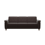 Flora 3-Seater - Paloma Chocolate - Smoked Oak