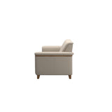 Flora 3-Seater - Paloma Fog - Teak