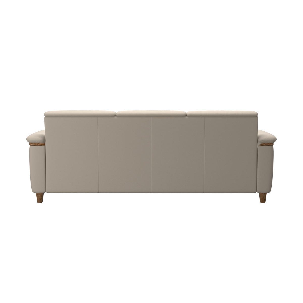Flora 3-Seater - Paloma Fog - Teak