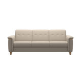 Flora 3-Seater - Paloma Fog - Oak