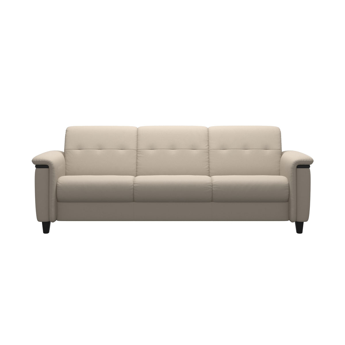 Flora 3-Seater - Paloma Fog - Black