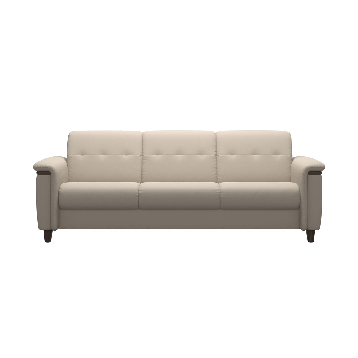 Flora 3-Seater - Paloma Fog - Wenge
