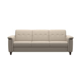 Flora 3-Seater - Paloma Fog - Wenge