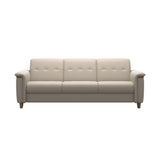 Flora 3-Seater - Paloma Fog - Smoked Oak