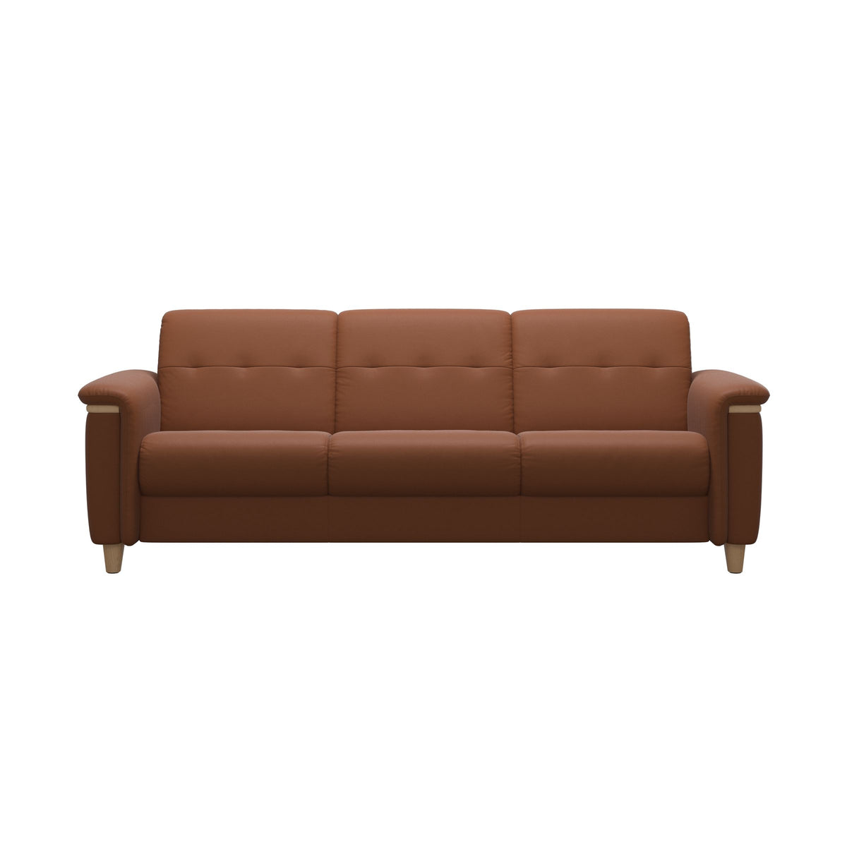 Flora 3-Seater - Paloma New Cognac - Oak