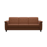 Flora 3-Seater - Paloma New Cognac - Black
