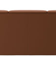 Paloma Leather New Cognac & Walnut Arm Trim | Stressless Flora 3-Seater Sofa | Valley Ridge Furniture