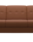 Paloma Leather New Cognac & Walnut Arm Trim | Stressless Flora 3-Seater Sofa | Valley Ridge Furniture