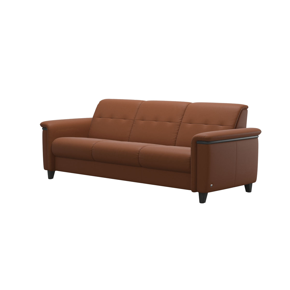 Flora 3-Seater - Paloma New Cognac - Grey