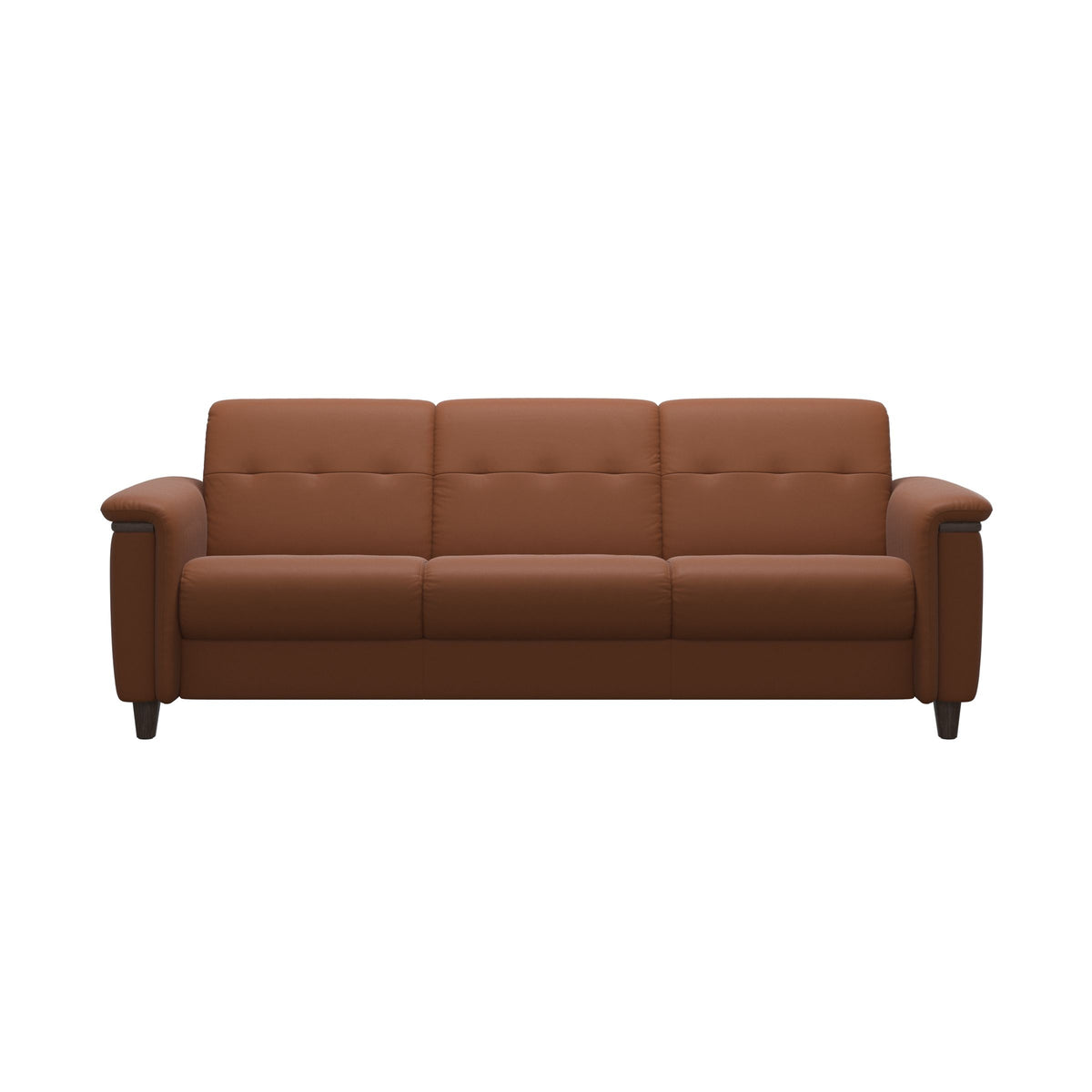 Flora 3-Seater - Paloma New Cognac - Wenge