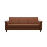 Flora 3-Seater - Paloma New Cognac - Wenge
