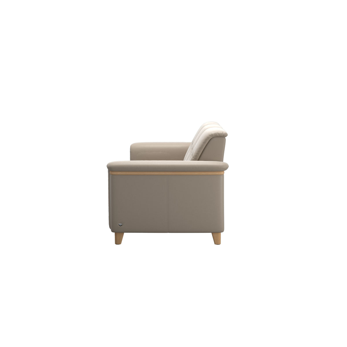 Flora 3-Seater - Paloma Mushroom - Oak
