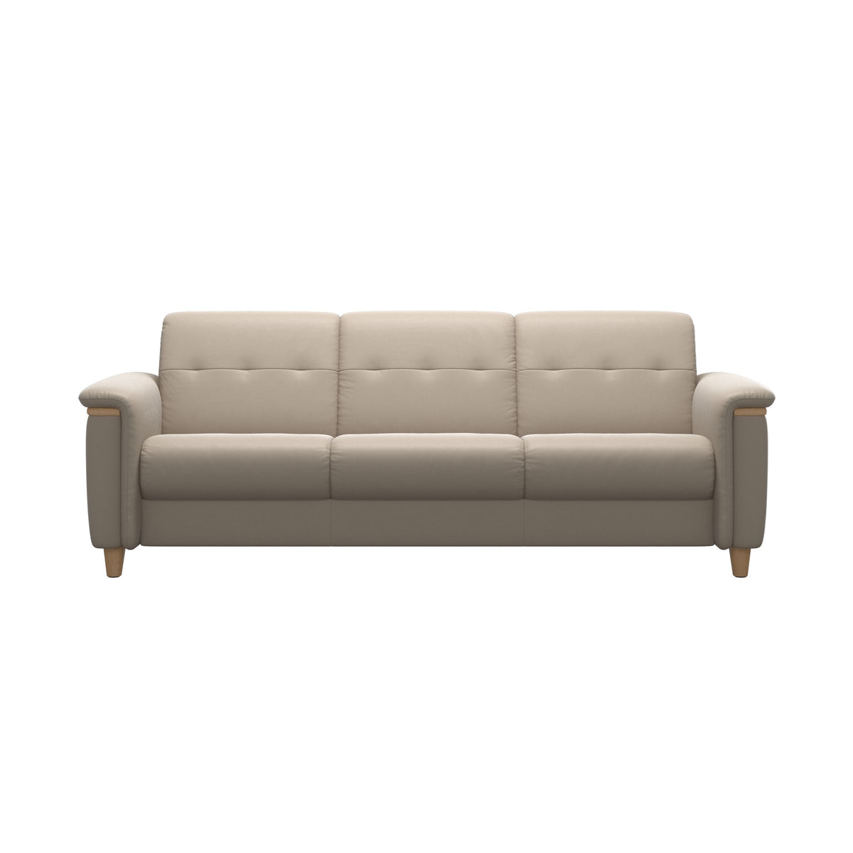 Flora 3-Seater - Paloma Mushroom - Oak