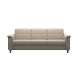 Flora 3-Seater - Paloma Mushroom - Walnut