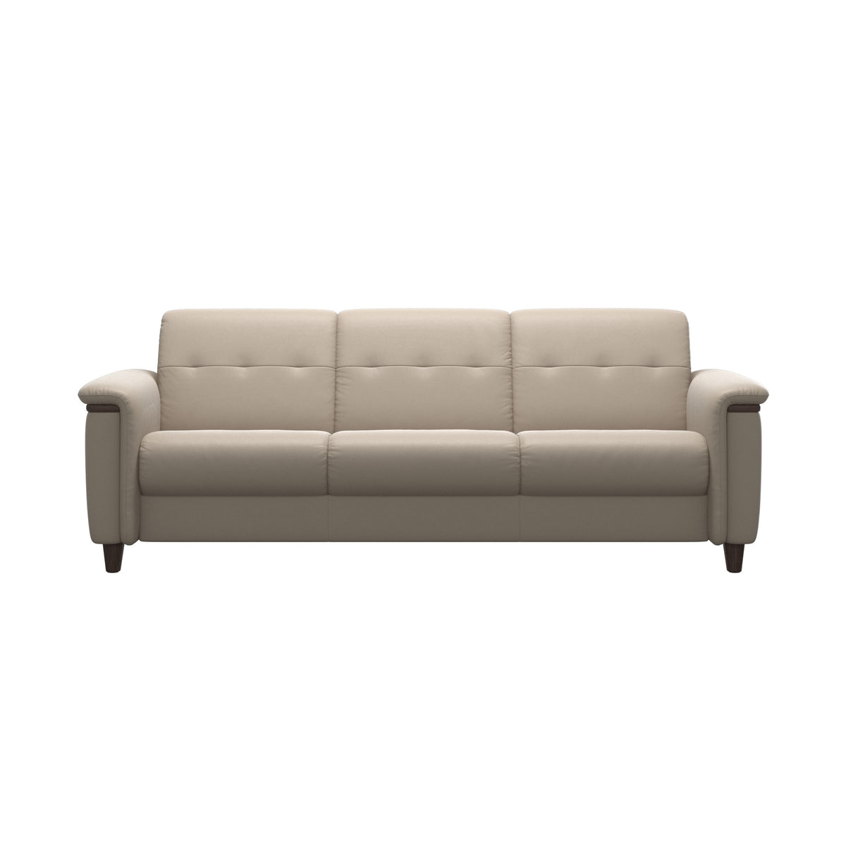 Flora 3-Seater - Paloma Mushroom - Wenge