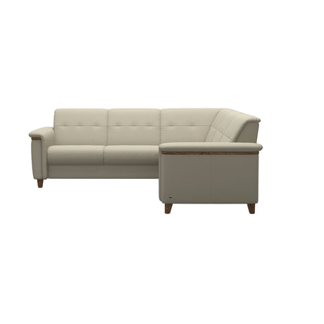 Flora C22 Corner - Paloma Light Grey - Teak